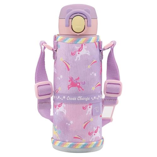 象印 水筒 480ml 子どもが使いやすい 洗いやすい シームレスせん キッズ 入園・入学 ポーチつき 保温・保冷