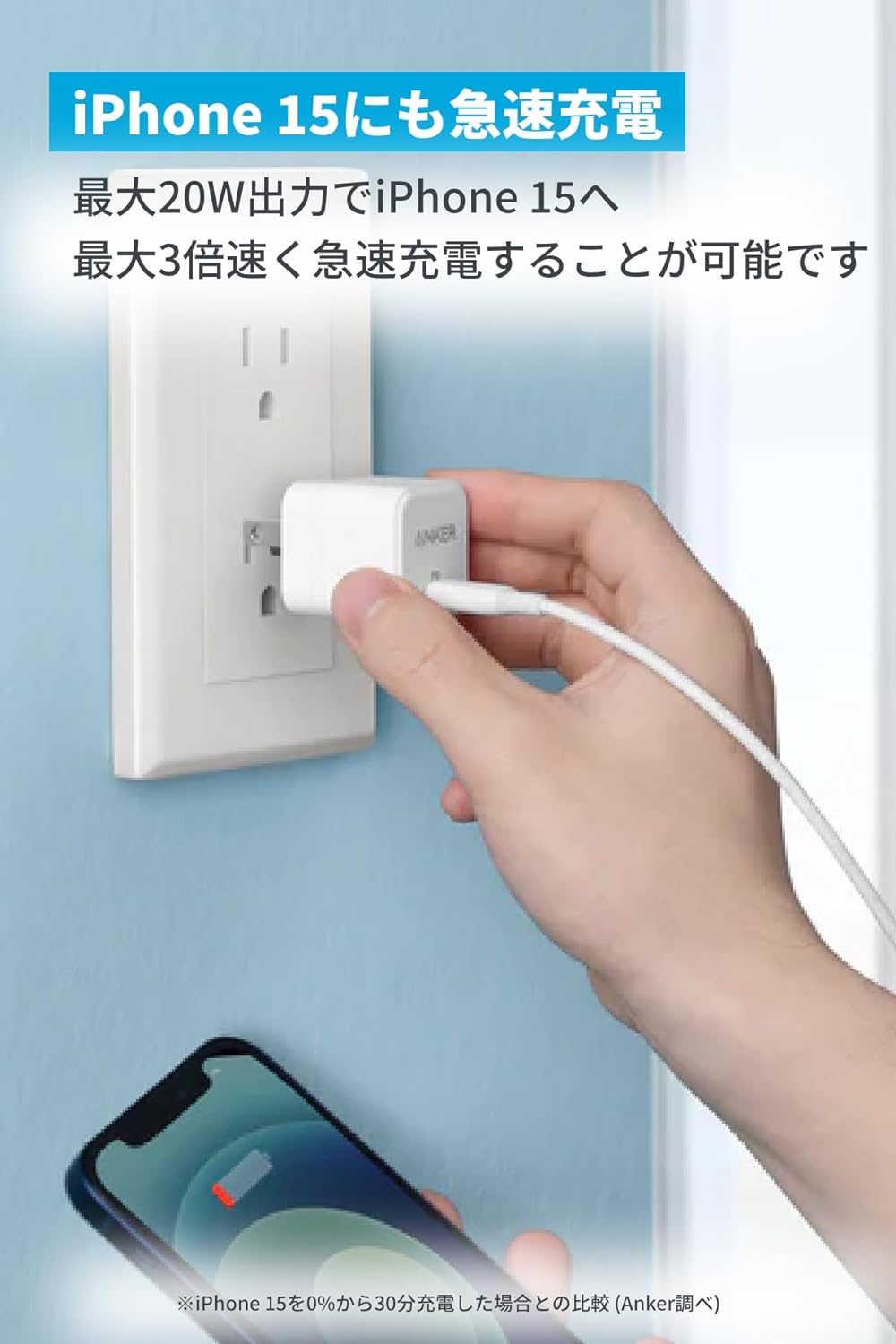 Anker PowerPort III 20W Cube (USB PD 充電器 20W USB-C 超小型急速充電器) iPhone iPad Air Galaxy Android その他 各種機器対応：アンカー・ダイレクト