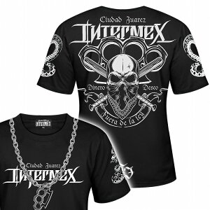 半袖 Tシャツ 服 Intermex インターメックス メリケンスカル ドクロ Itm 057 黒 白 ギャング バイカー ライダース バイク乗り B系 Hiphop系 チカーノ メンズ ファッション ヤクザ ヤンキー オラオラ系 派手 悪党の店 バースジャパン 楽天 通販 Kosmoon