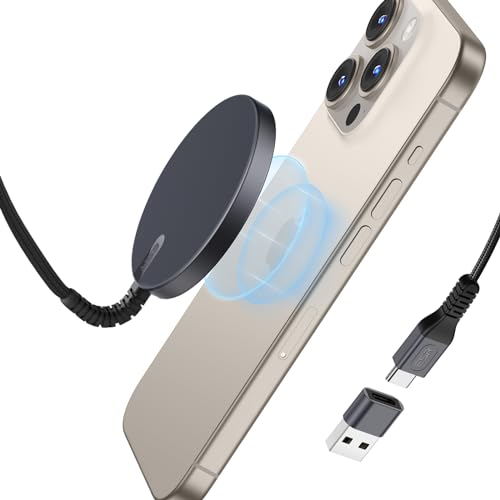 ESR ワイヤレス充電器 MagSafe 対応 充電器 マグネット式 iPhone15 14 13 12シリーズ対応