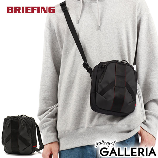 ノベルティ付 ブリーフィング ショルダーバッグ BRIEFING LESIT COLLECTION SQ SHOULDER LE ミニショルダーバッグ 斜めがけ バッグ 小さめ 撥水 軽量 旅行 メンズ レディース BRA231L15：ギャレリア Bag＆Luggage