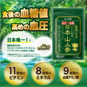 メイゲンの日本山人参 180粒 国産
