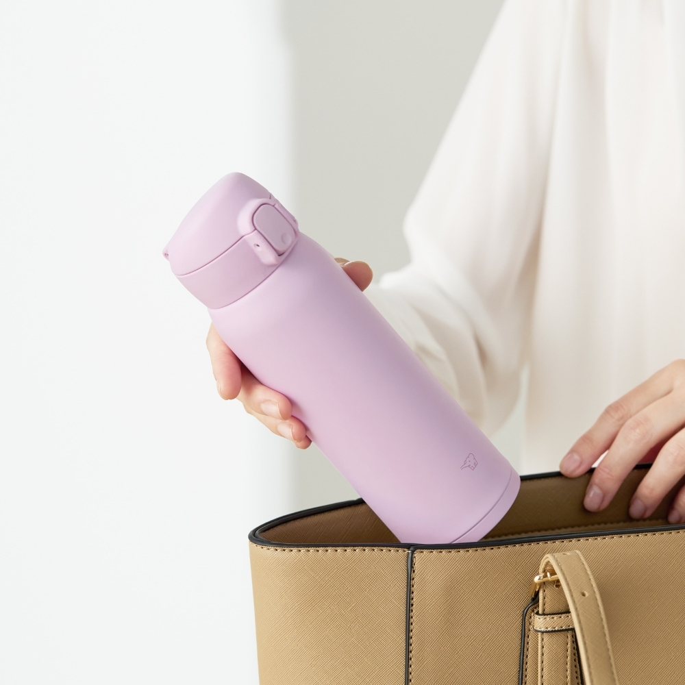 店内全品対象エントリーで＋P5倍 象印 水筒 カバー ポーチ プレゼント シームレス 480ml 直飲み ワンタッチ 保冷 保温 軽量 スポーツドリンクOK ステンレスマグ SM-WS48「24S」：彩り空間