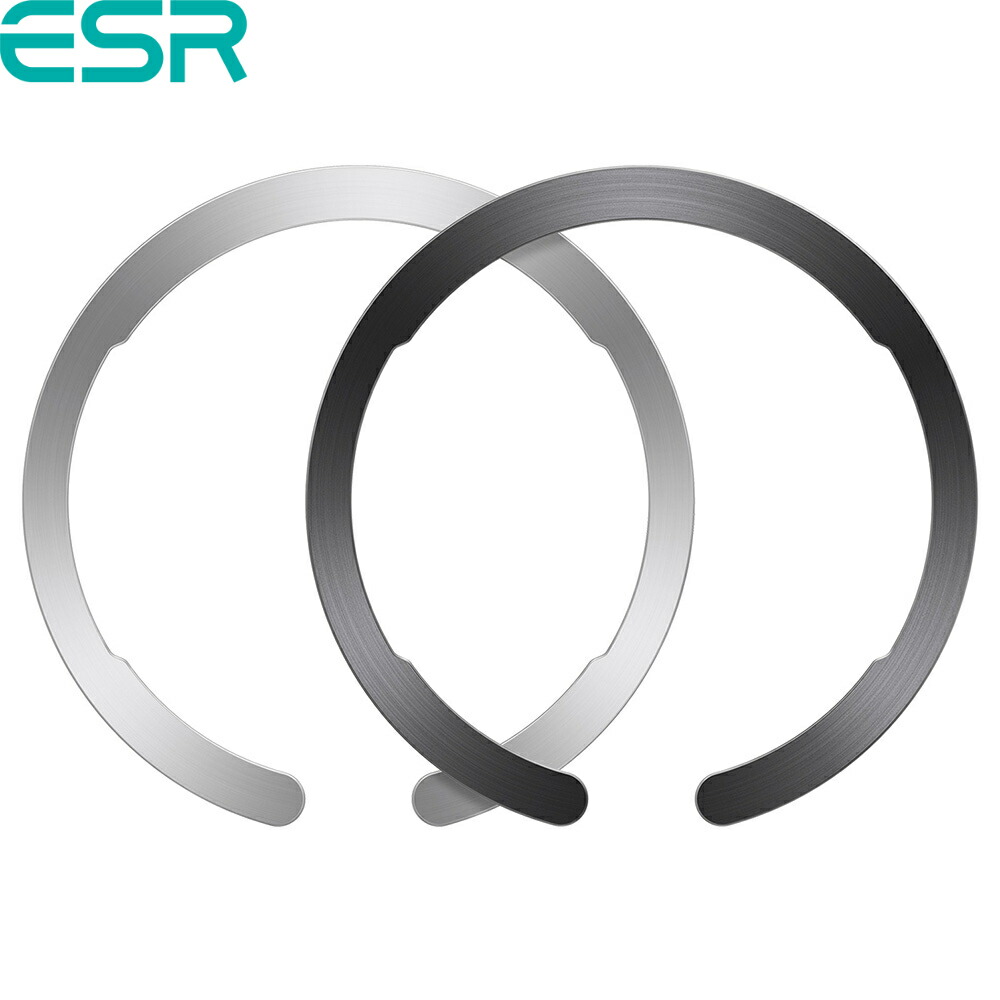 ESR HaloLock ユニバーサルリング 磁気ワイヤレス充電対応キット MagSafe対応メタルリング iPhone 14 14 Plus 14