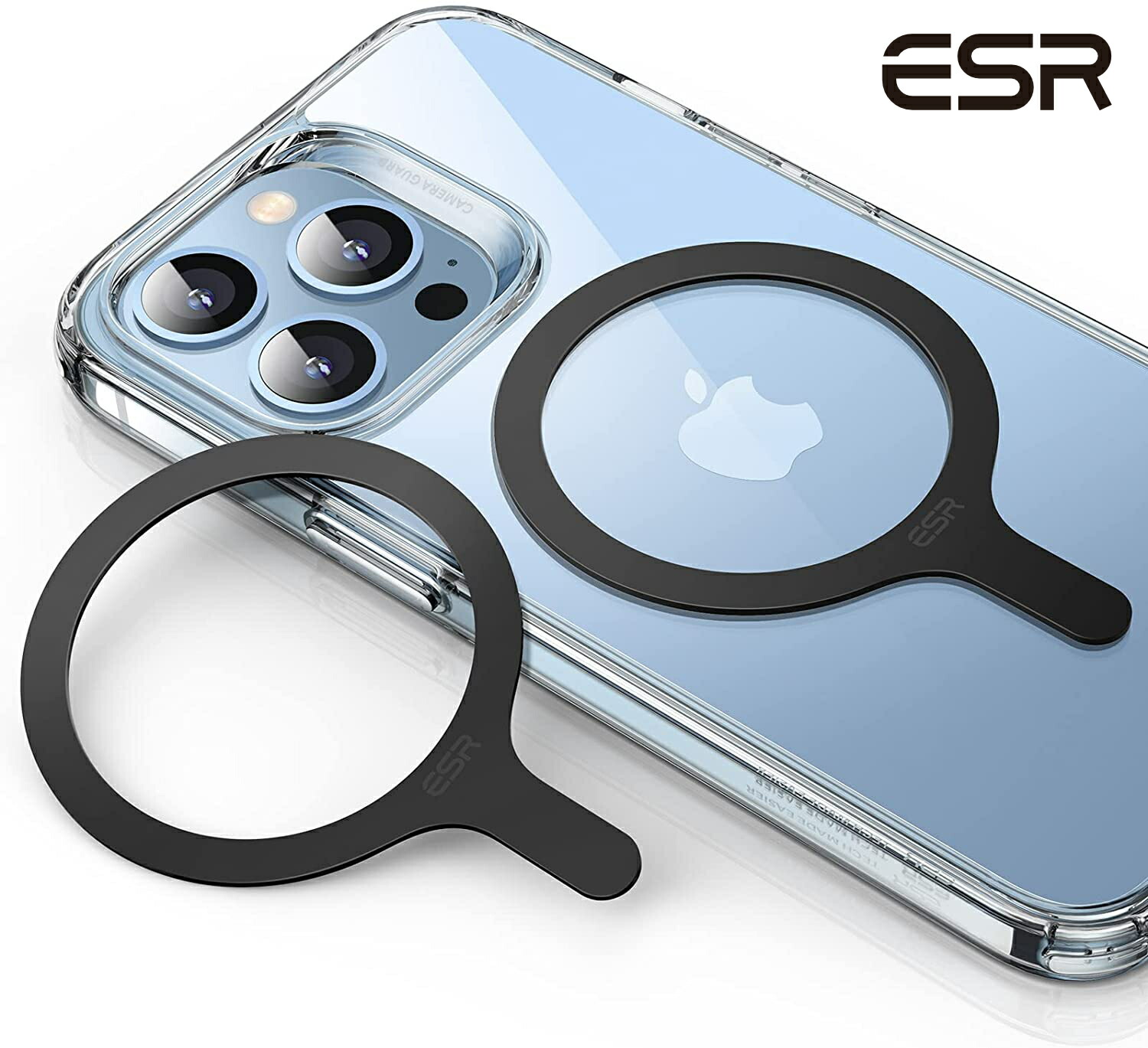 ESR Magsafeリング 磁気増強 マグネットリング 磁気ワイヤレス充電対応キット HaloLockユニバーサルリング360 iPhone 14 14 Plus