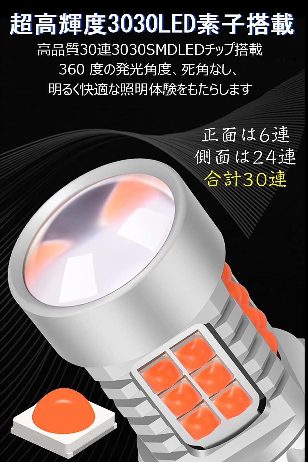 T20 ダブル球 レッド 7443 LED ブレーキ テール ウインカー ストップ ランプ バックランプ 汎用 30連 3030 LEDバルブ 12V 無極性 t20 led ダブル プロジェクターレンズ付き 高輝度 ダブル t20 LED 赤 ホワイト レッド 2個入り 1年保証 (T20ダブル球7443, レッド)：KUMO SHOP