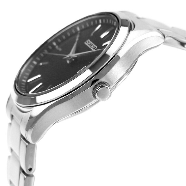 セイコーセレクション 腕時計 Sシリーズ ソーラー メンズ SEIKO SELECTION SBPX147 アナログ ブラック 黒 日本製：腕時計のななぷれ