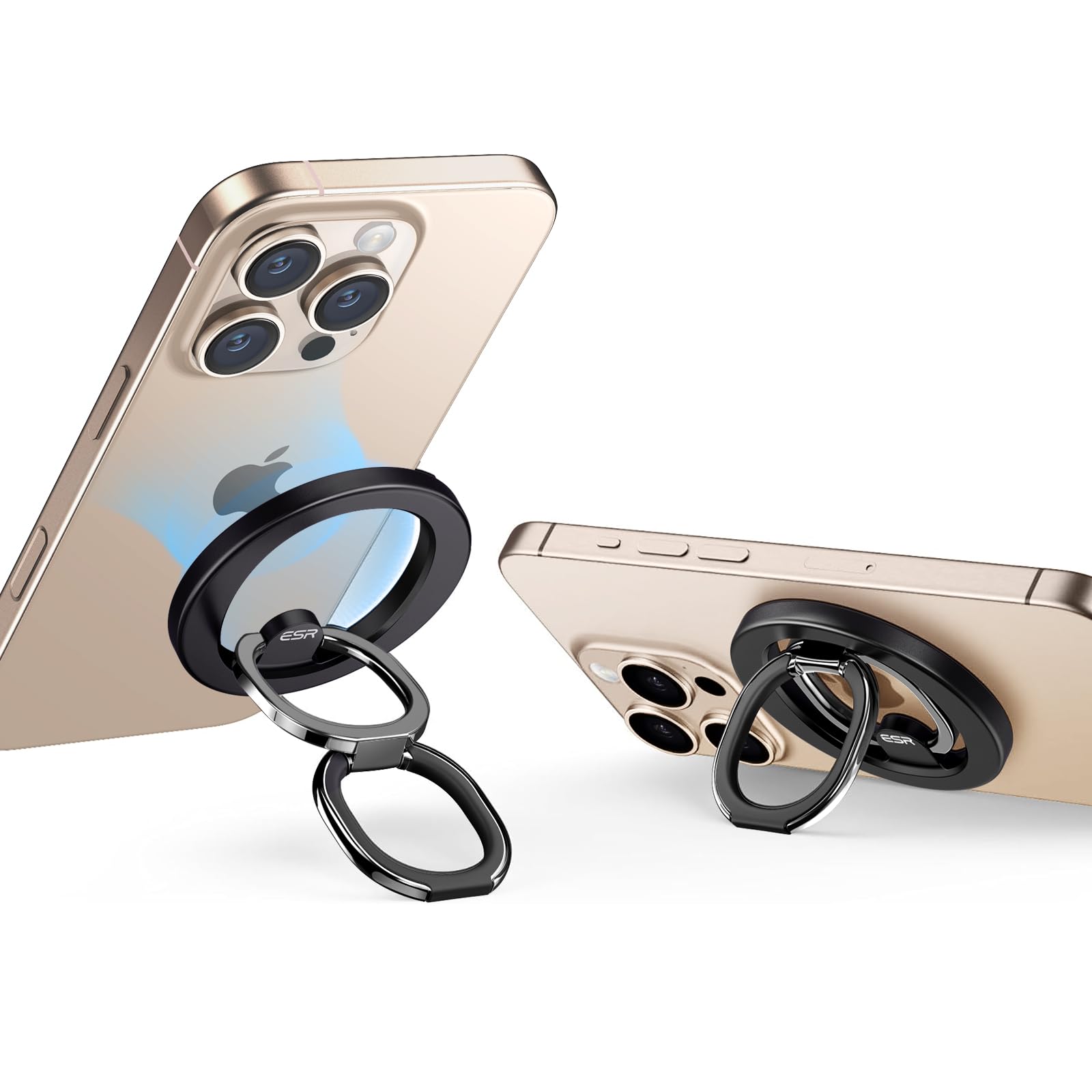 ESR スマホリング マグネット Magsafe リング スマホ落下防止 HaloLock マグセーフ 対応 スマホリングホルダー